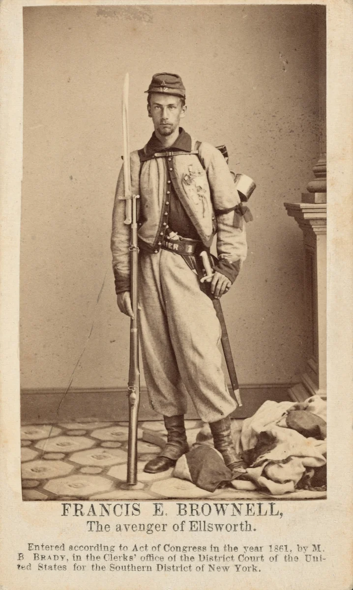 Francis E. Brownell by E. & H.T. Anthony, photograph, 1861