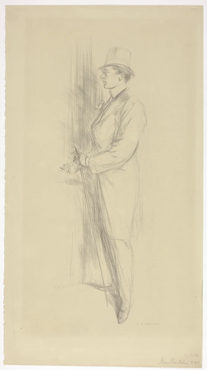 Max Beerbohm by Charles Haslewood Shannon, print, 1896