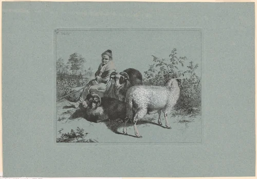 Plate 4, from The Set of 12 Pastorals Scenes by Francesco Londonio, print, 1762-1763
