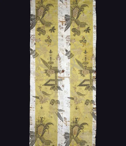 Panel by England or Netherlands, textile, 1697-1718