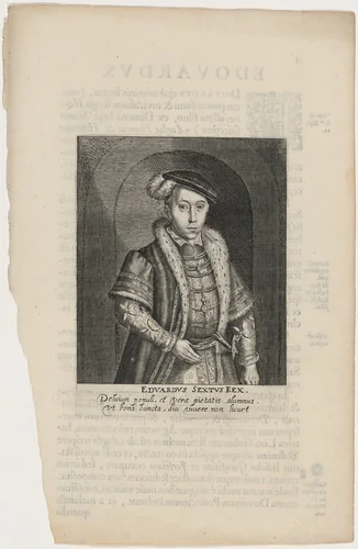 Edward VI by Willem de Passe, print, 1620