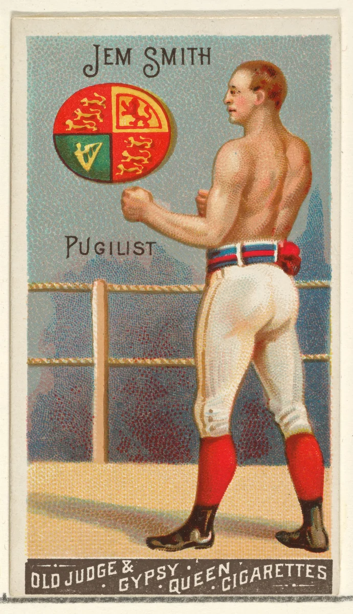 Jem Smith, Pugilist, from the Goodwin Champion series for Old Judge and Gypsy Queen Cigarettes by Goodwin & Company, print, 1888