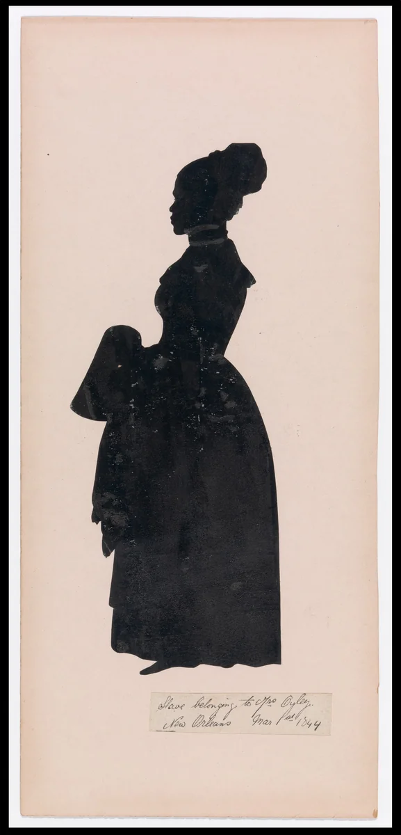 Enslaved Woman by Auguste Edouart, other, 1844