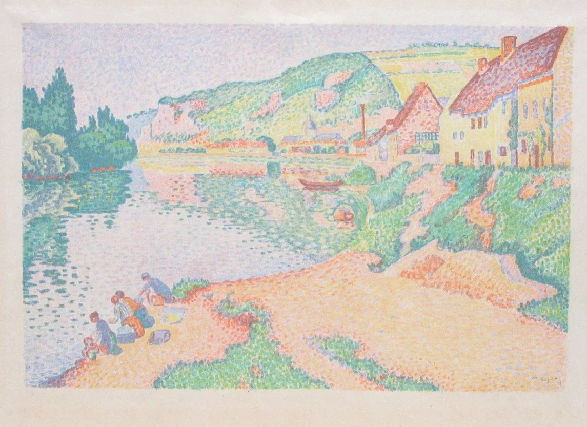 The Andelys by Paul Signac, print, 1895
