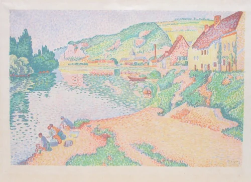 The Andelys by Paul Signac, print, 1895