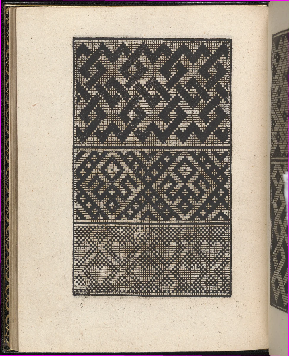 Page from Ein new kunstlich Modelbuch...(Page 34v) by Peter Quentel, book, 1544