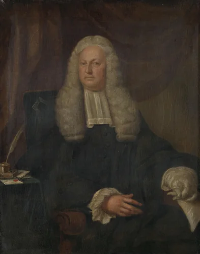Portrait of Harmen Hendrik van de Poll, Burgomaster of Amsterdam by Hendrik Pothoven, painting, 1749