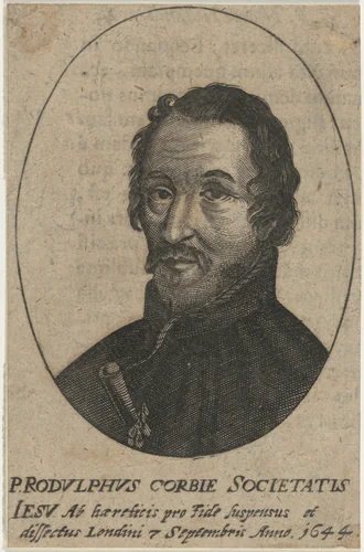 Ralph or Rudolph Corbie, Society of Jesus by Unknown 19th Century, print, 1800-1899