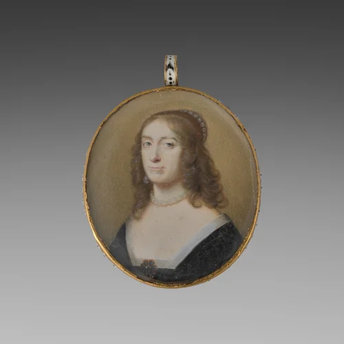 Portrait of Elizabeth Stuart, Electress Palatine and Queen of Bohemia by Alexander Cooper, painting, 1630-1639