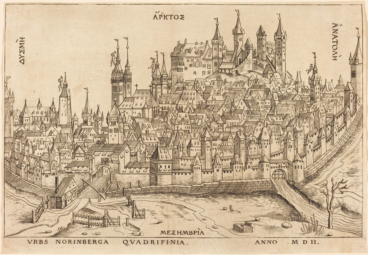 Nuremberg by German 16th Century, print, 1502