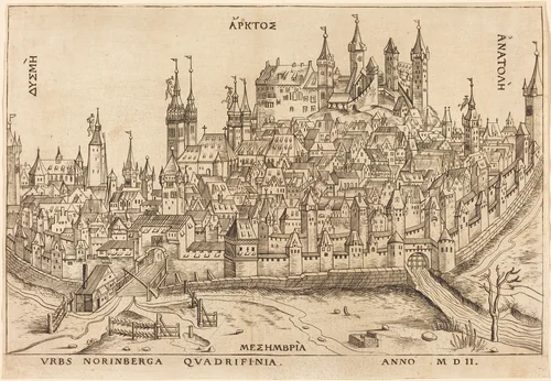 Nuremberg by German 16th Century, print, 1502