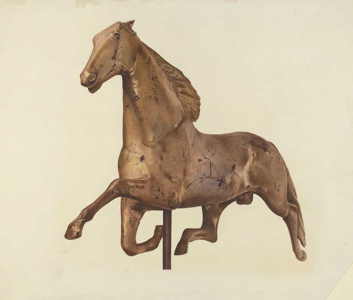 Horse Weather Vane by American 20th Century, index of american design, 1935-1942