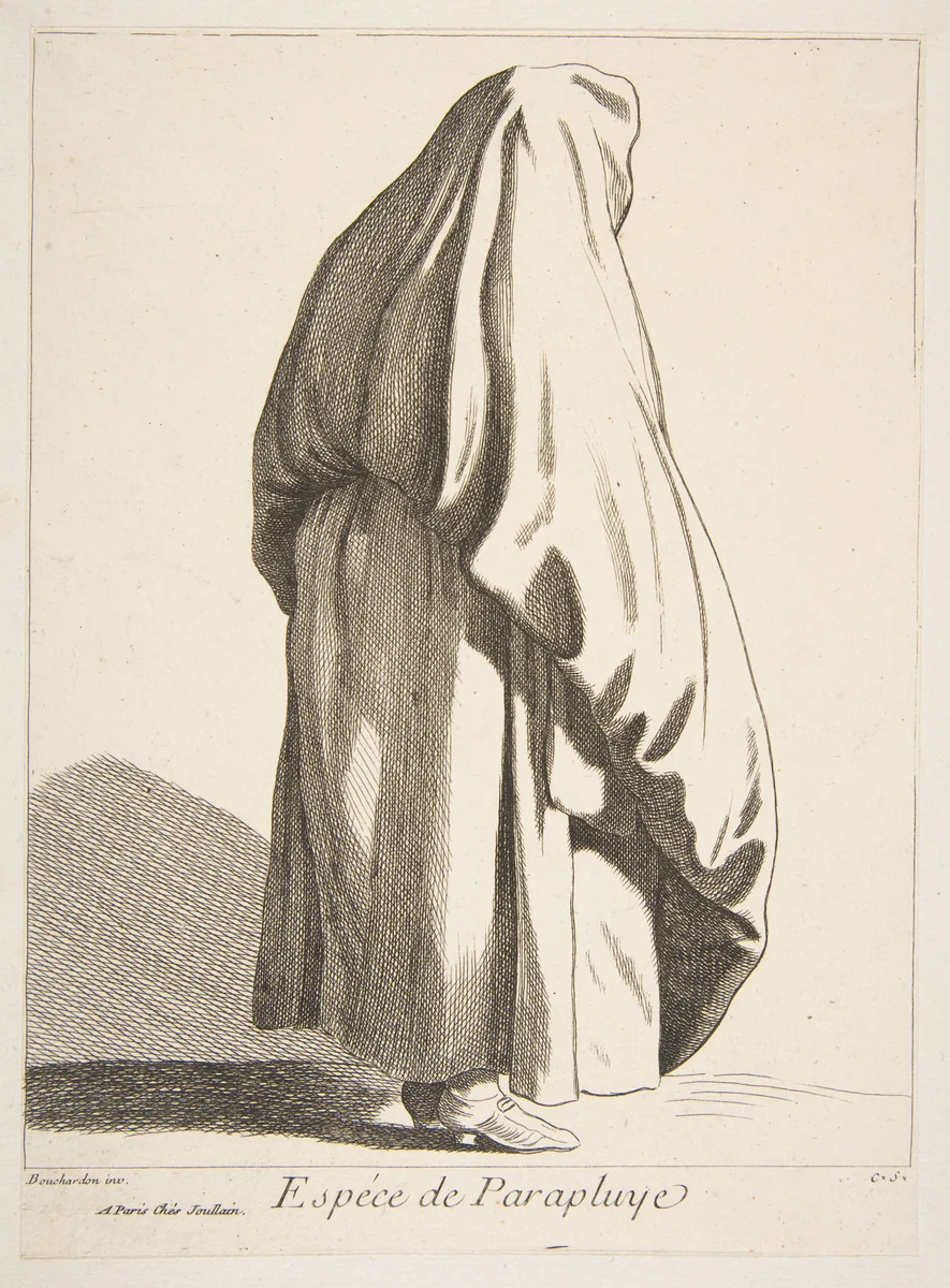 A Sort of Umbrella by Anne Claude Philippe de Tubières, print, 1746