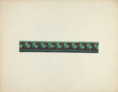 Wallpaper Border by Paul Farkas, index of american design, 1939