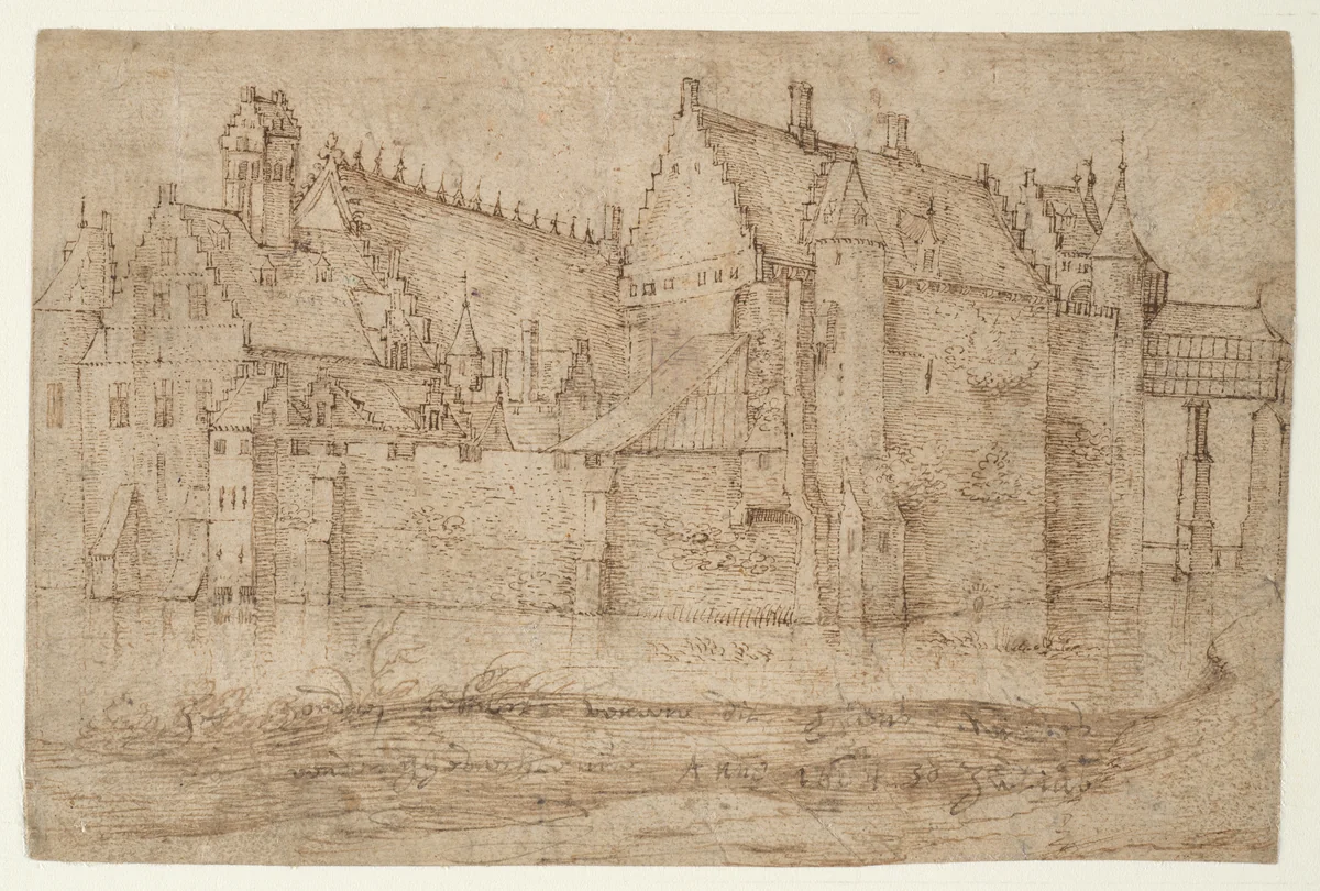 Tervueren Castle by Flanders, drawing, 1601-1608