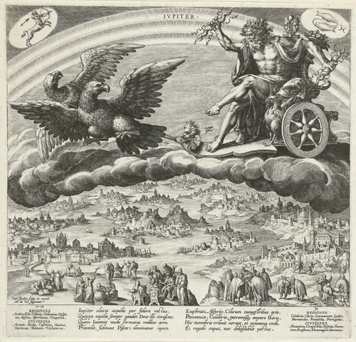De planeet Jupiter en zijn invloed op de wereld by Unknown, print, 1585