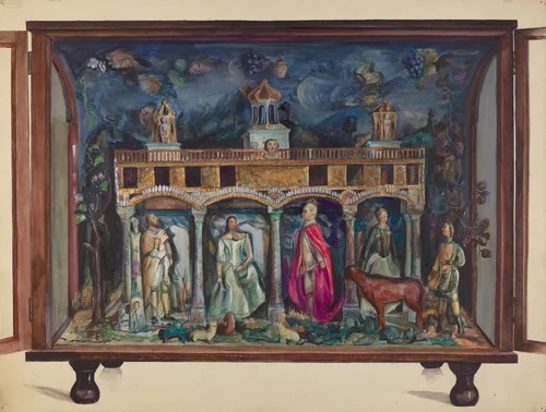 Wax Group by Mina Lowry, index of american design, 1936