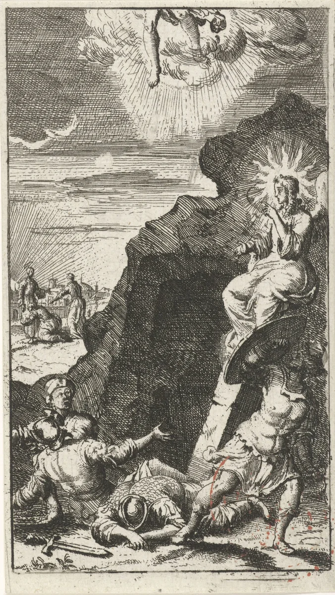 Opstanding van Christus by anonymous, print, 1681-1762