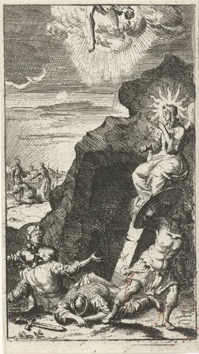 Opstanding van Christus by anonymous, print, 1681-1762