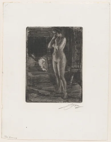 The First Pose by Anders Zorn, print, 1906