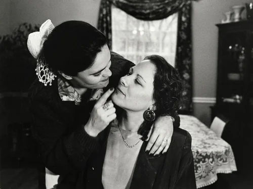 Phyllis Hunt and Terrie Harner by Nancy Andrews, photograph, 1992