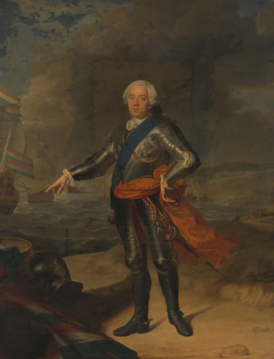 Willem IV (1711-1751), prince of Orange-Nassau by Jacques-André-Joseph Aved, painting, 1751