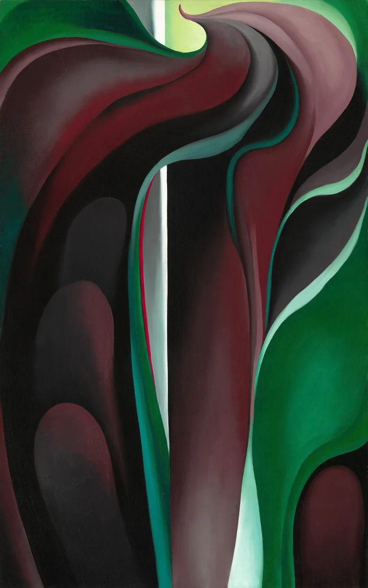 Jack-in-Pulpit Abstraction - No. 5 by Georgia O'Keeffe, painting, 1930