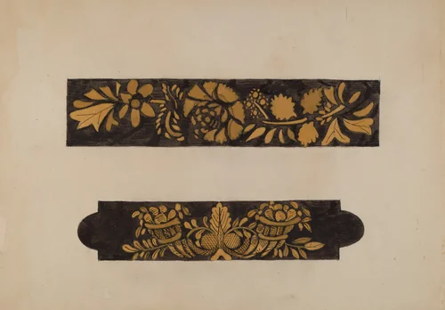 Hitchcock Chair by Genevieve Sherlock, index of american design, 1940