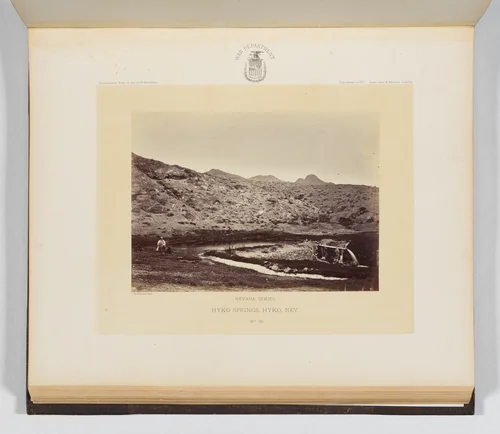 Hyko Springs, Hyko, Nevada by Timothy O'Sullivan, photograph, 1871