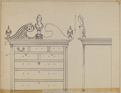 Chest by Percival Jenner, index of american design, 1935-1942