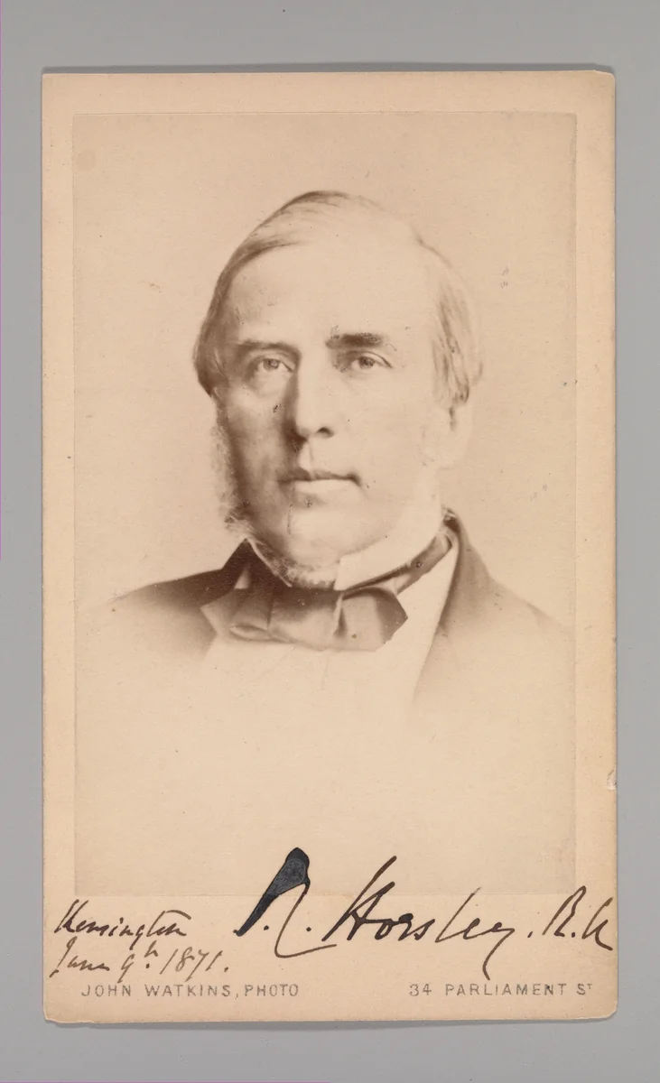 [John Callcott Horsley] by John and Charles Watkins, photograph, 1860-1869