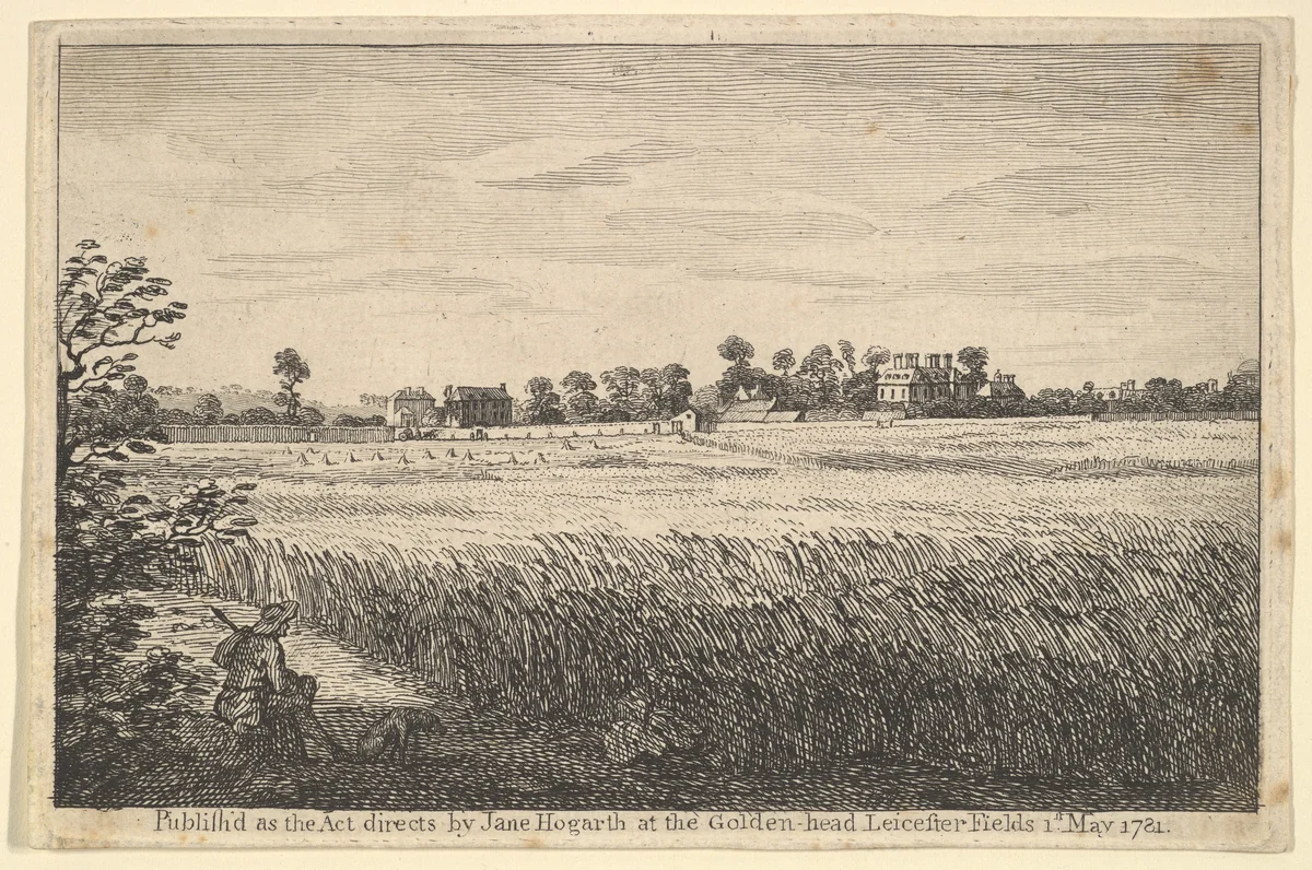 View of Ranby's House by William Hogarth, print, 1781
