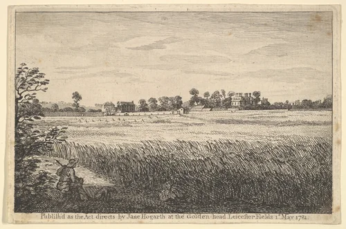 View of Ranby's House by William Hogarth, print, 1781