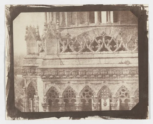 One of the Towers of Orleans Cathedral, as Seen from the Opposite Tower by William Henry Fox Talbot, photograph, 1843