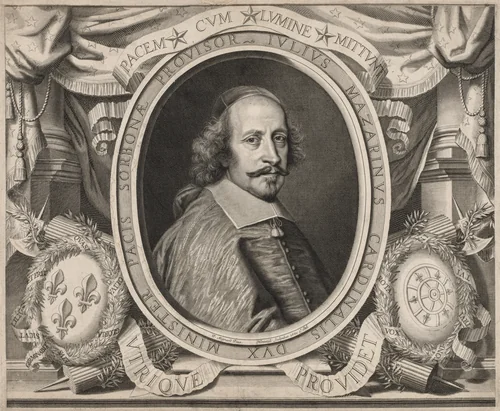 Cardinal Mazarin by Robert Nanteuil, print, 1660