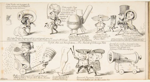 The Great Exhibition "Wot is to Be", Probable Results of The Industry of All Nations in The Year '51, Showing What is to be Exhibited, Who is To Exhibit, in Short How Its All Going to Be Done by George Augustus Sala, print, 1850