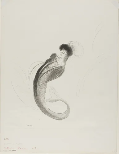 Untitled Trial Lithograph by Odilon Redon, print, 1900