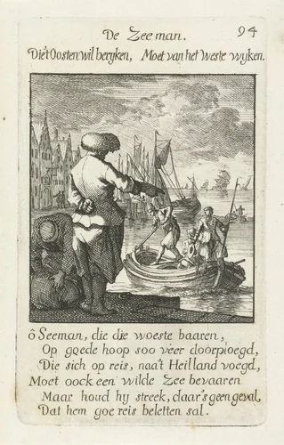 Zeeman by Jan Luyken, print, 1694