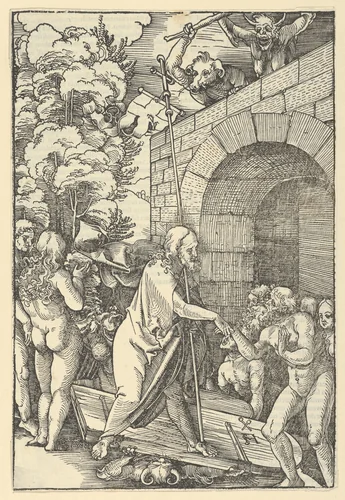Christ in Limbo, from Speculum passionis domini nostri Ihesu Christi by Hans Schäufelein, print, 1507