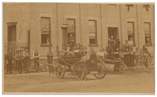 Steam Engine Factory by French & Sawyer, photograph, 1860-1869