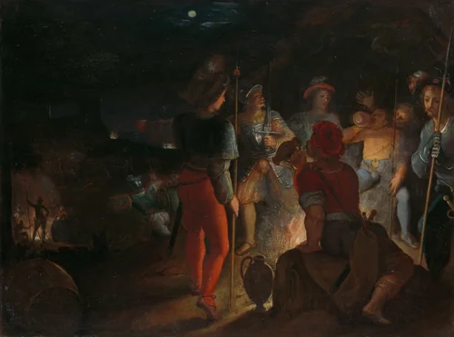 The Batavians Besiege the Roman Army Regiments at Vetera by Otto van Veen, painting, 1600-1613