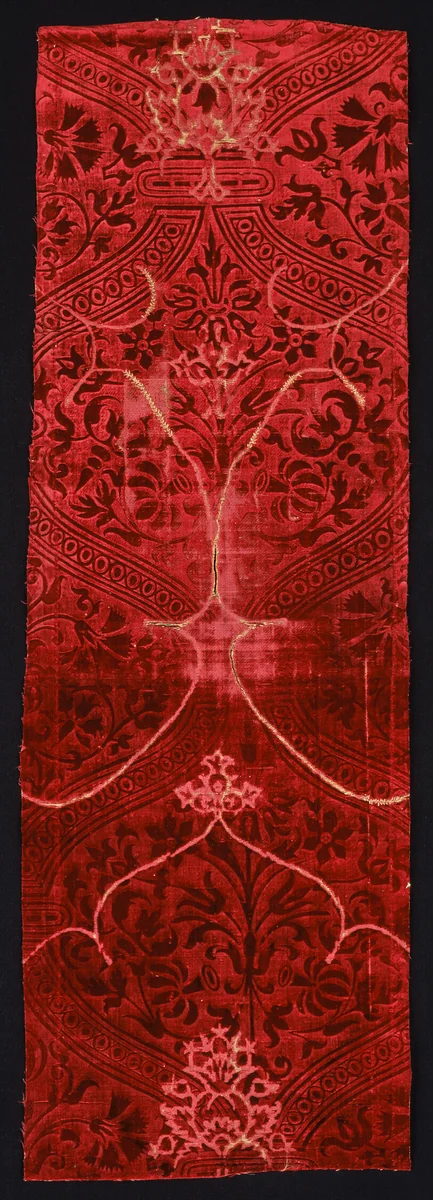 Panel by Italy, textile, 1401-1500