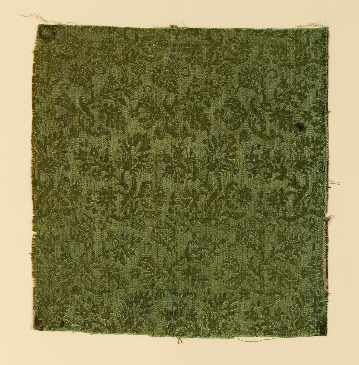 Fragment by Italy, textile, 1601-1650