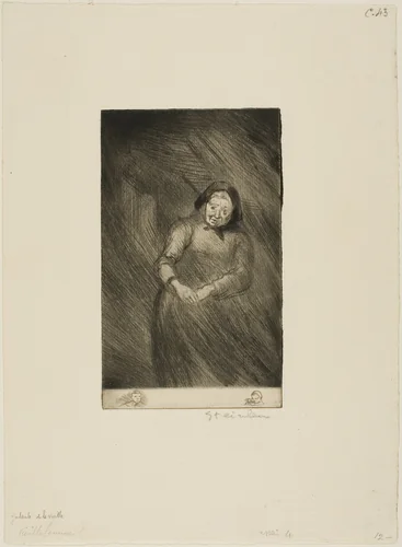 The Old Chatterer by Théophile Alexandre Steinlen, print, 1902
