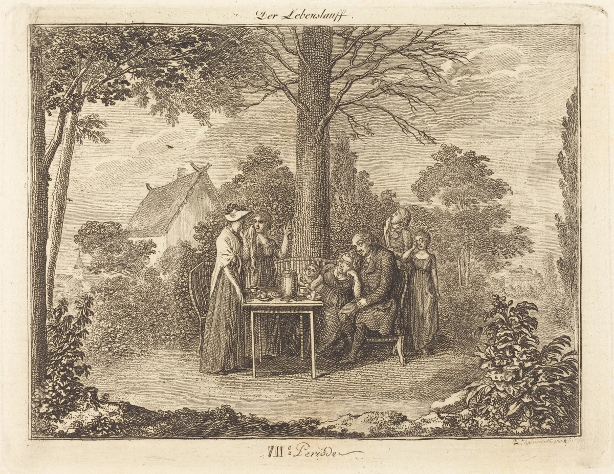 Death by Daniel Nikolaus Chodowiecki, print, 1793
