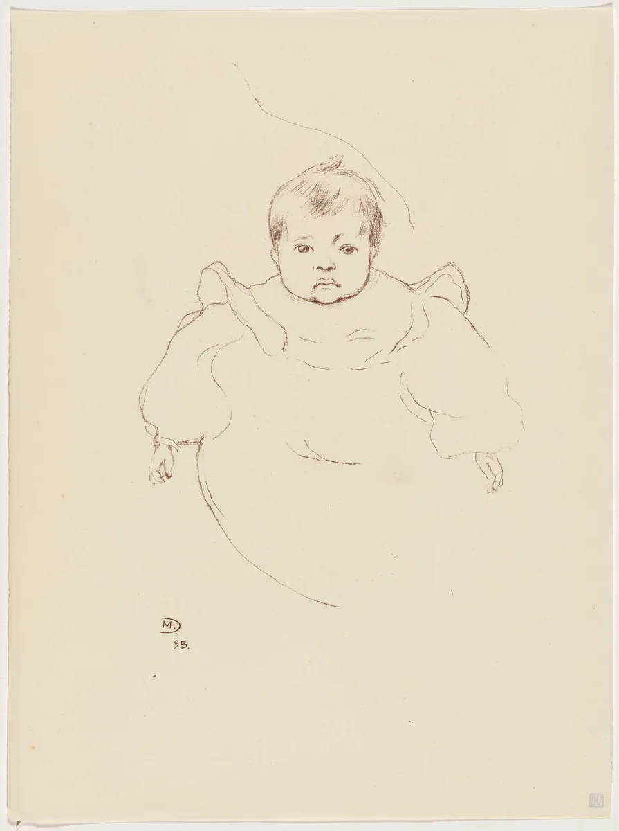 Petit portrait by Maurice Dumont, print, 1895