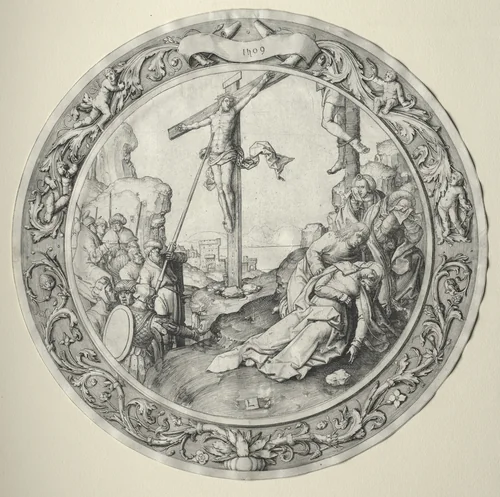 The Round Passion: The Crucifixion by Lucas van Leyden, print, 1509
