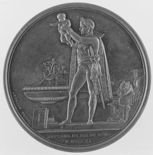 Baptism of King of Rome by Bertrand Andrieu, metalwork, 1811