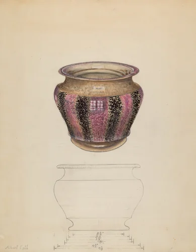 Sugar Bowl by Albert Eyth, index of american design, 1936