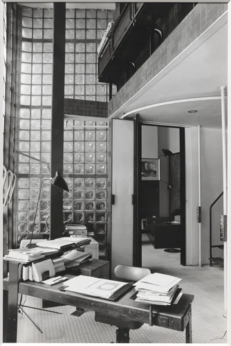 Maison de Verre, Paris by Michael Carapetian, Pierre Chareau, architecture, 1966